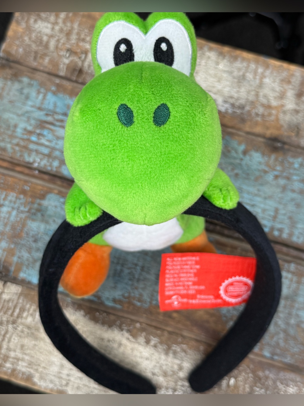 Official Universal Studios Super Nintendo World Yoshi Plush Headband 🦖✨